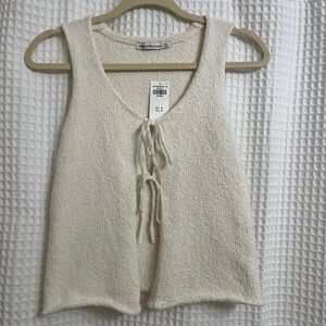 Tie Front Knot Vest Top